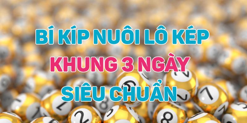 Nuôi lô kép khung 3 ngày dựa trên song thủ lô